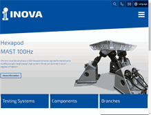 Tablet Screenshot of inova-gmbh.com